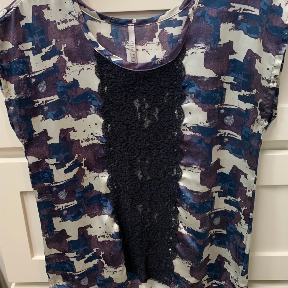 Blue and Purple Blouse